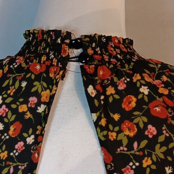 MAX +ASH Backless Floral Black Dress - Picture 6 of 8